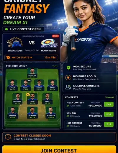 Betconfiavel (bet confiavel) fantasy cricket & matchday visual 3